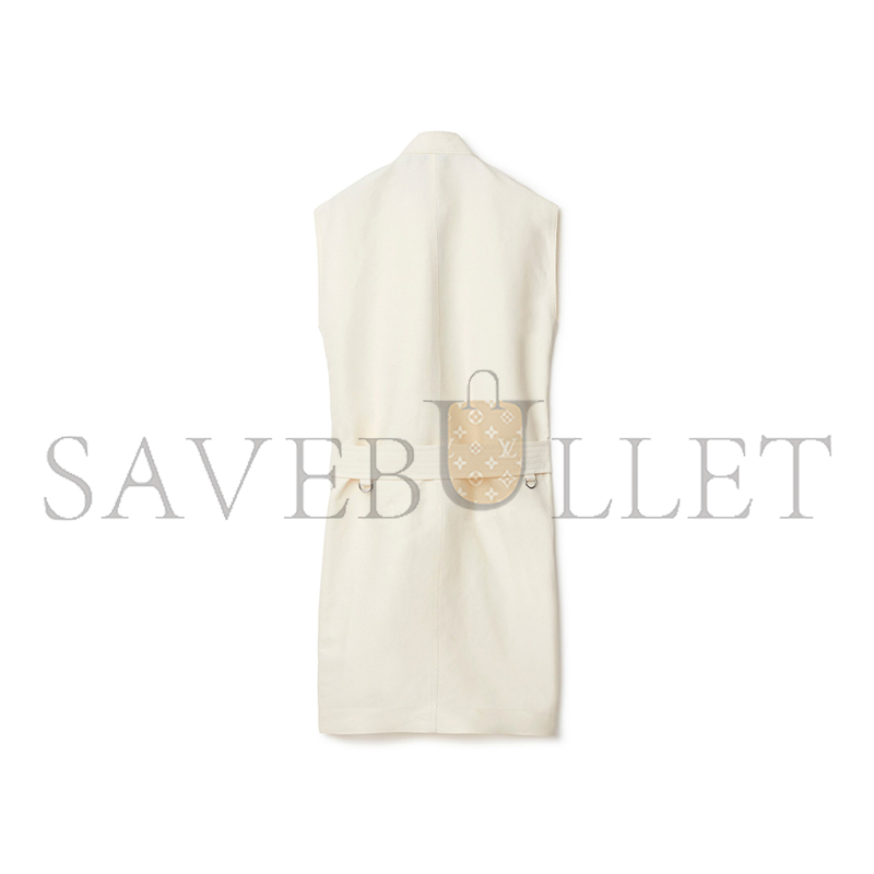 BURBERRY CANVAS BELTED MIDI DRESS 8089105